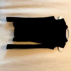 Peek-a-boo shoulder sweater